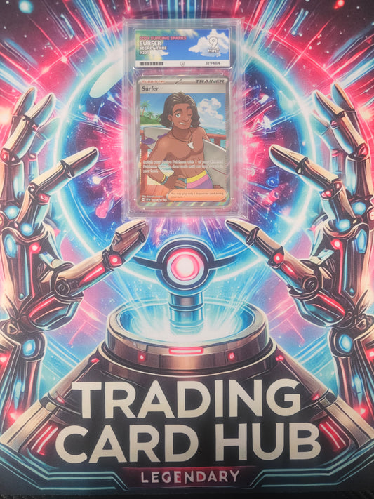 Surfer #235/191 Surging Sparks Graded MINT Ace 9