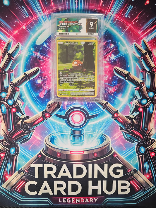 Hisuian Voltorb #GG01/GG70 Crown Zenith Graded Mint Ace 9