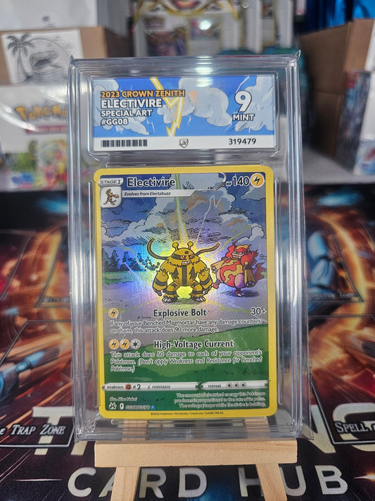 Electivire #GG08/GG70 Crown Zenith Graded MINT Ace 9